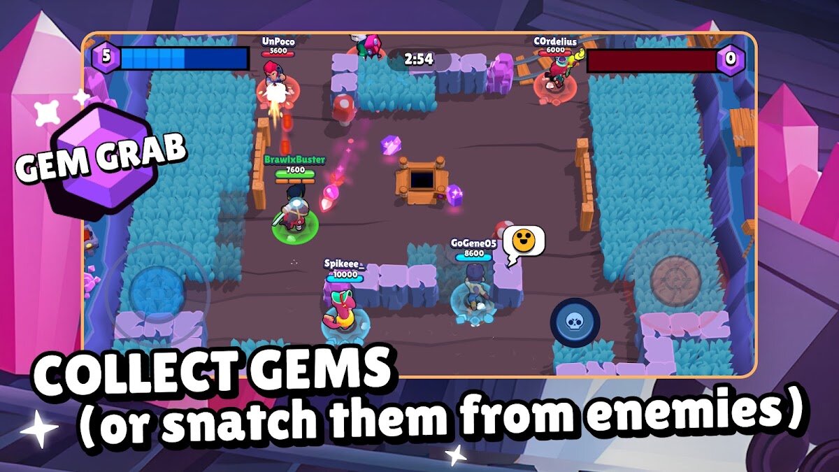 Режим Захват кристаллов в Brawl Stars